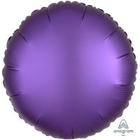 Шарик КРУГ 45см Сатин PurpleRoyale