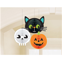 Фигуры бумажные Хэллоуин Друзья, 3 штуки