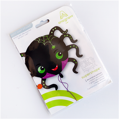 Шар фигура HWN Паук с зеленой паутиной