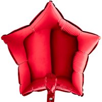 Шар Звезда 45см Металл Red