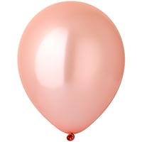 Шары 25см металлик розовое золото