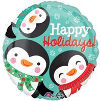 Шар 45см Три пингвина