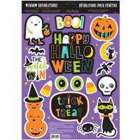 Наклейки на окно Хэллоуин Друзья, блеск