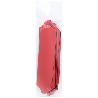 Упаковочный Бант-шар складной метал красный 11см/G