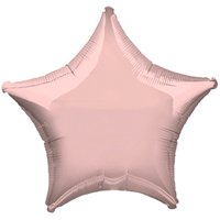 Шарик 45см звезда Металлик Pearl Pink