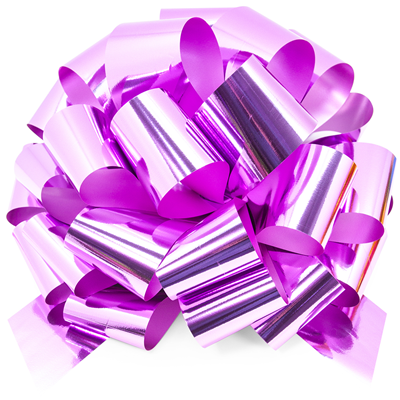 Розовая Бант шар металлик розовый 36см 2009-3130