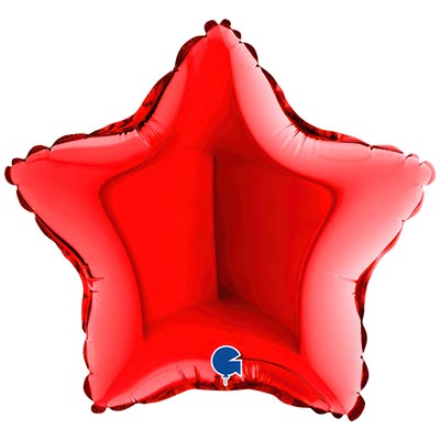 Г Б/РИС ЗВЕЗДА 9" Металлик Red