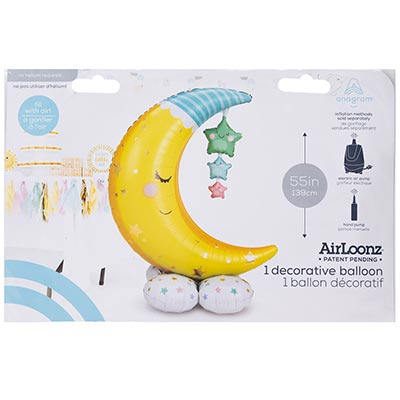 Шар напольный Месяц Звезды под воздух