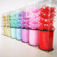 Бант звезда 4шт и лента органза