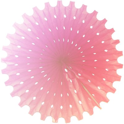 Декорации подвески Фант бумажный розовый 40см
