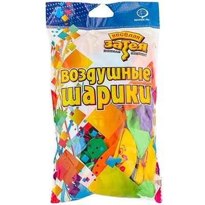 Шар 10" с рис Улыбка/Е