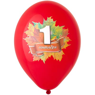 Шары с многоцветным рисунком 1 Сентября