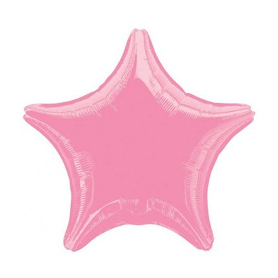 Шарик 45см звезда пастель Pink