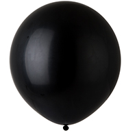 Шар черный  100см пастель Россия