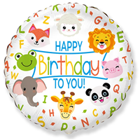 Шарик 45см H. Birthday TO YOU Животные