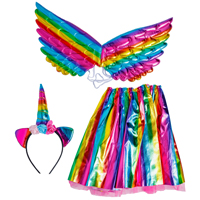Костюм карнав дет Единорог радужный/G