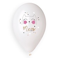Шары с рисунком 36см Мяу