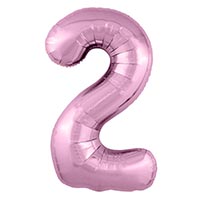 Р ЦИФРА 2  40" Металлик Flamingo