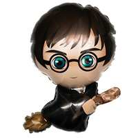 Шар фигура Маленький Маг на метле