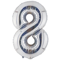 К ЦИФРА 8  40" Silver блеск