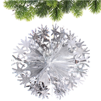 Украшение Шар серебро 30см