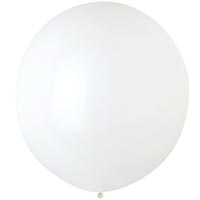 Шарик 45см цвет 01 Пастель White