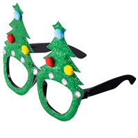 Очки блестящие ёлочка нарядная