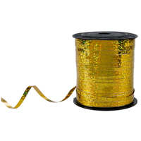 Лента голографическая золотая Затея