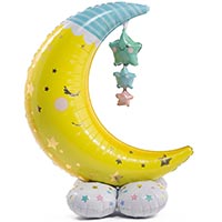 Шар напольный Месяц Звезды под воздух