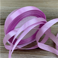 Лента атлас 12ммх23м сиреневая