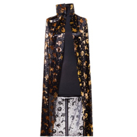 Плащ HWN черно-золотой, 120 см