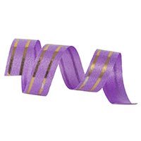 Лента с зол пол 10ммХ91м сиреневая