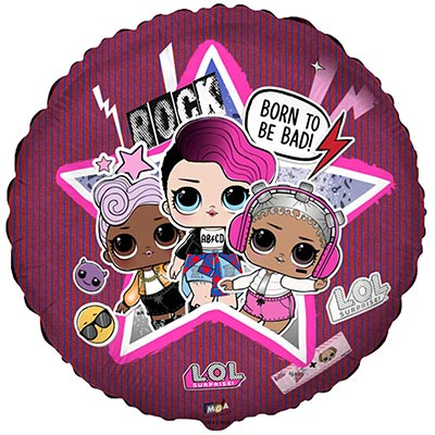 Шарик 45см Куклы ЛОЛ LOL Диско