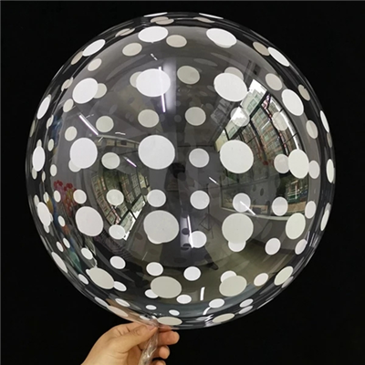 Шар BUBBLE 18" Кристалл Clear Dots