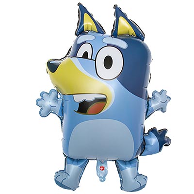 Шарики из фольги Шар фигура Собака Блуи голубой