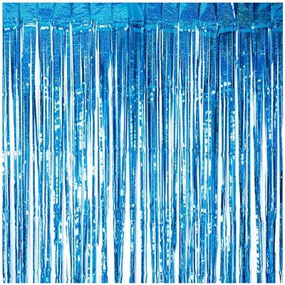Голубая Занавес голубой 1х2м 1501-6021
