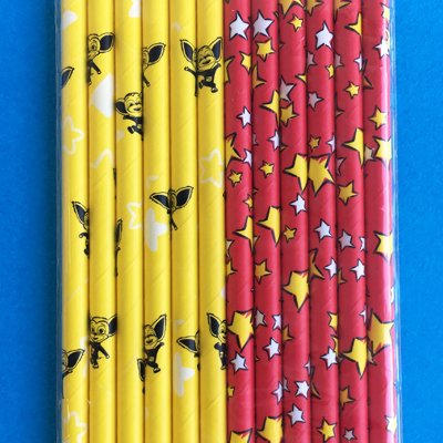 Трубочка для кокт бум Барбоскины 12шт