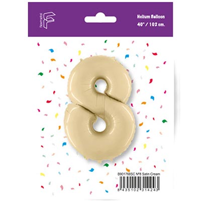 Ф ЦИФРА 8  40" Сатин Cream