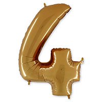 Шар цифра 4 Gold, Грабо