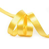 Лента атласная золотая 12ммх27,4м