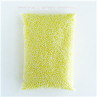 Наполнитель шарики пенопласт желтый 1л