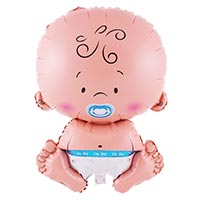 Шар фигура Малыш мальчик с соской