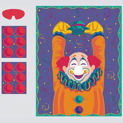 Игра с наклейками Веселый Клоун