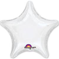 Шарик 45см звезда пастель White