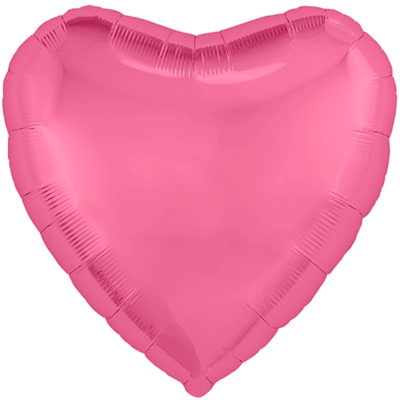 Шарики из фольги Шар сердце 45см Металлик PinkPeony