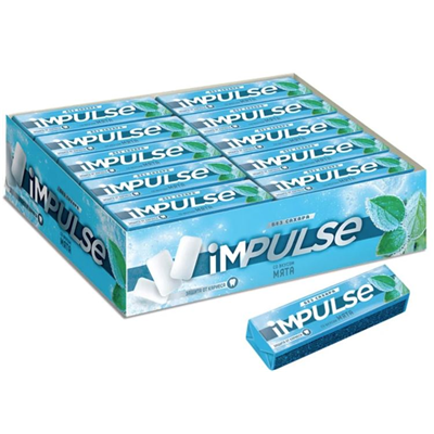 Жев резинка Impulse вкус мяты 14г