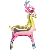 Шар напольный Олень радужный малый
