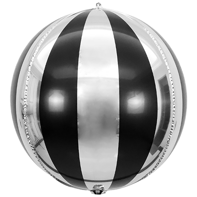 К 3D СФЕРА Б/РИС 22" Секторы BlackSilver