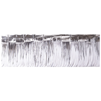 Гирлянда-бахрома фольг серебр 2мХ25см