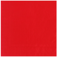 Салфетка красная 33см 12шт